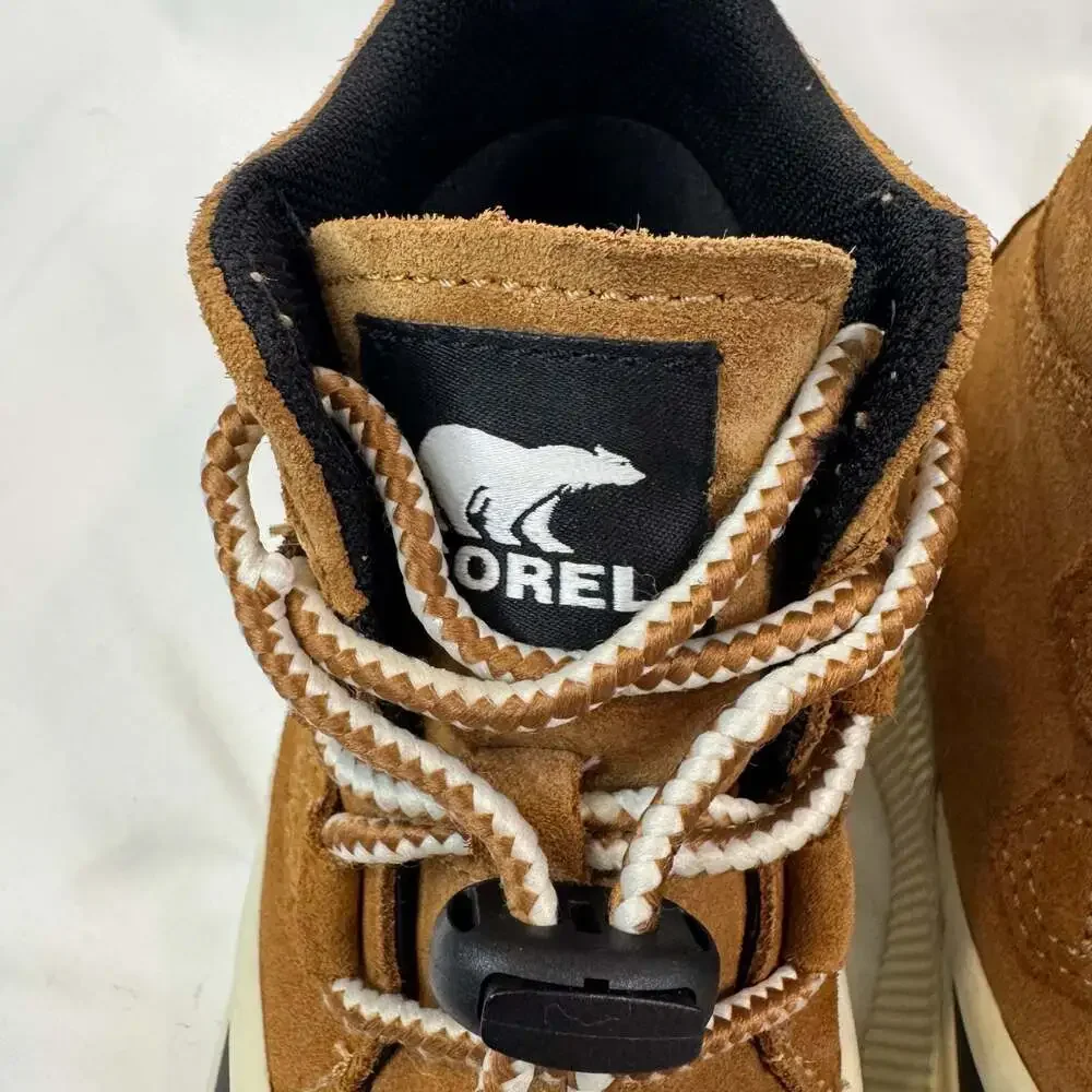 SOREL Kids Out N About IV Waterproof Duck Boots Brown Black Size 2
